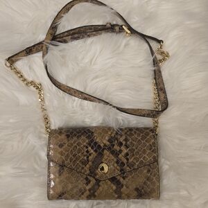 Michael Kors Snake Print Shoulder Bag
